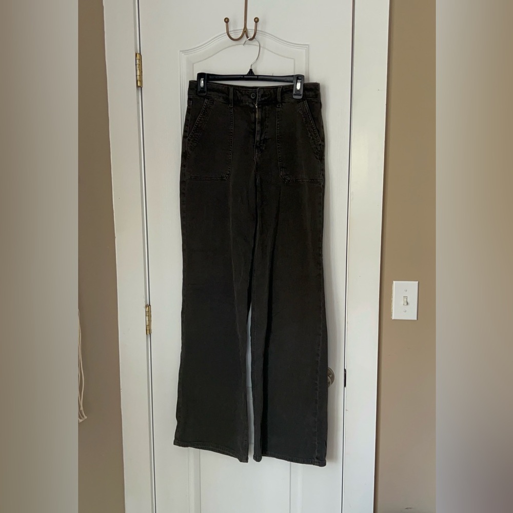 American Eagle High-Waisted Baggy Wide-Leg Pants